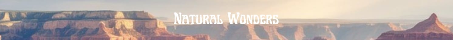 Natural Wonders