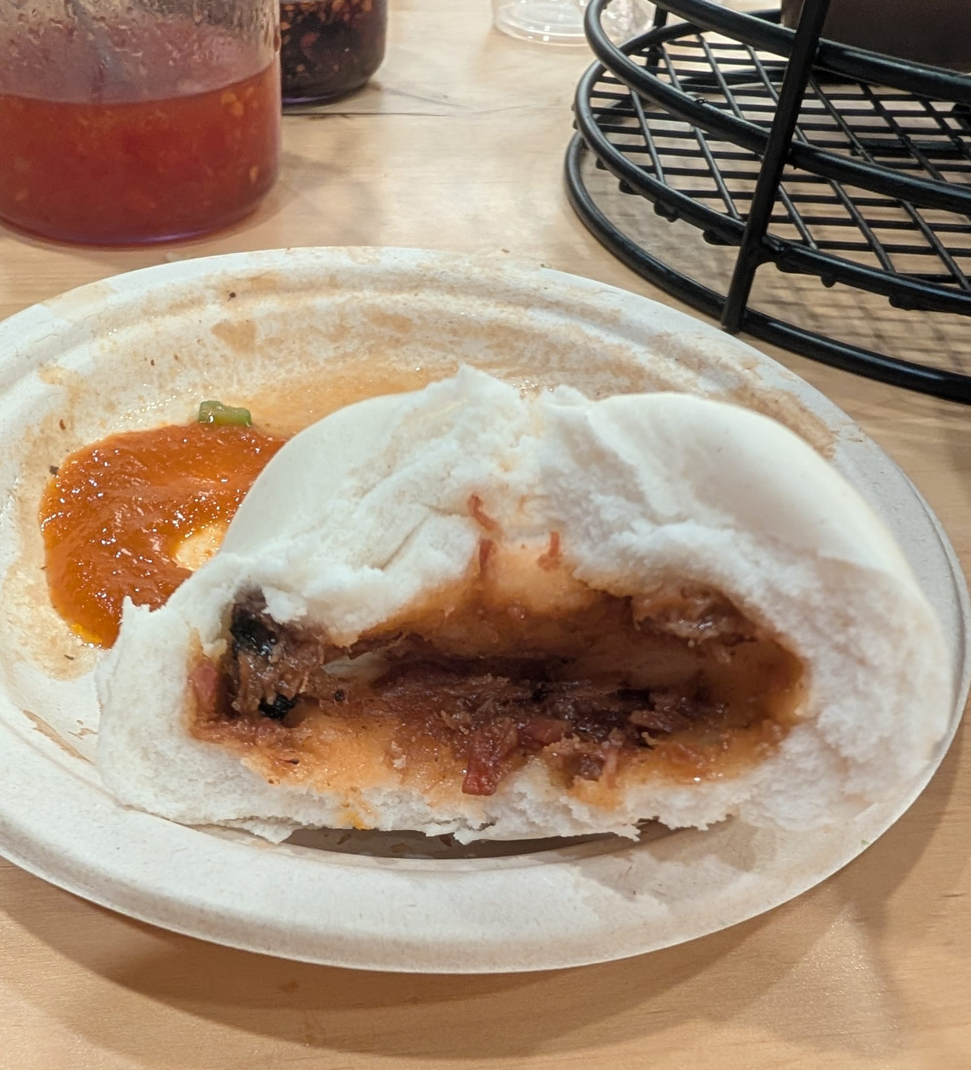 BBQ Pork Bun inside