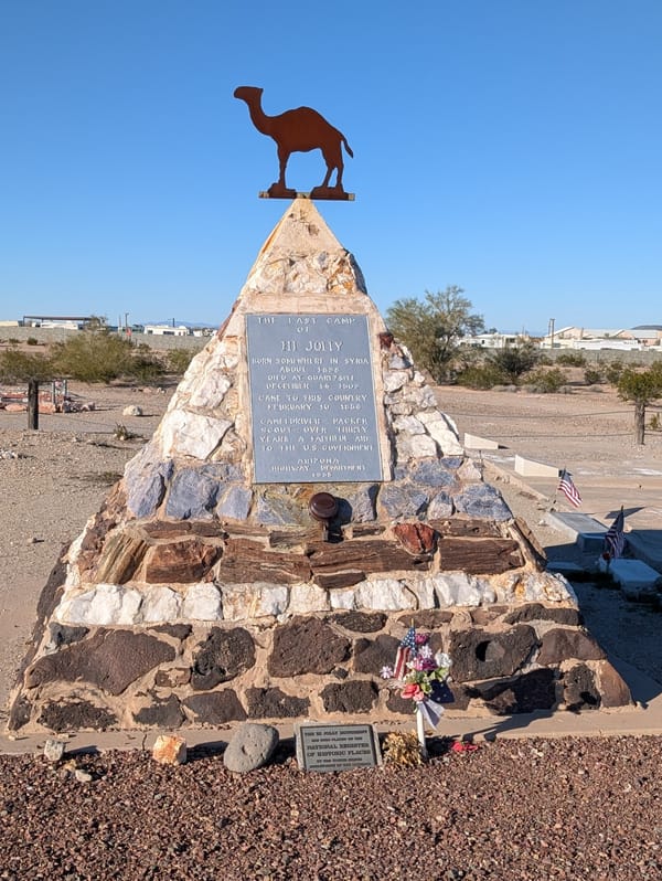 The Last Camp of Hi Jolly: Why There is a Camel Pyramid in Quartzsite